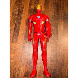 Marvel Avengers Titan Hero Series Iron Man 12 Inch Action Figure Red Gold